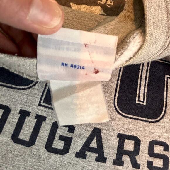 Vintage Y2K BYU Cougars Crew Neck Champion Collegiate Sweatshirt Size Small - Picture 11 of 11